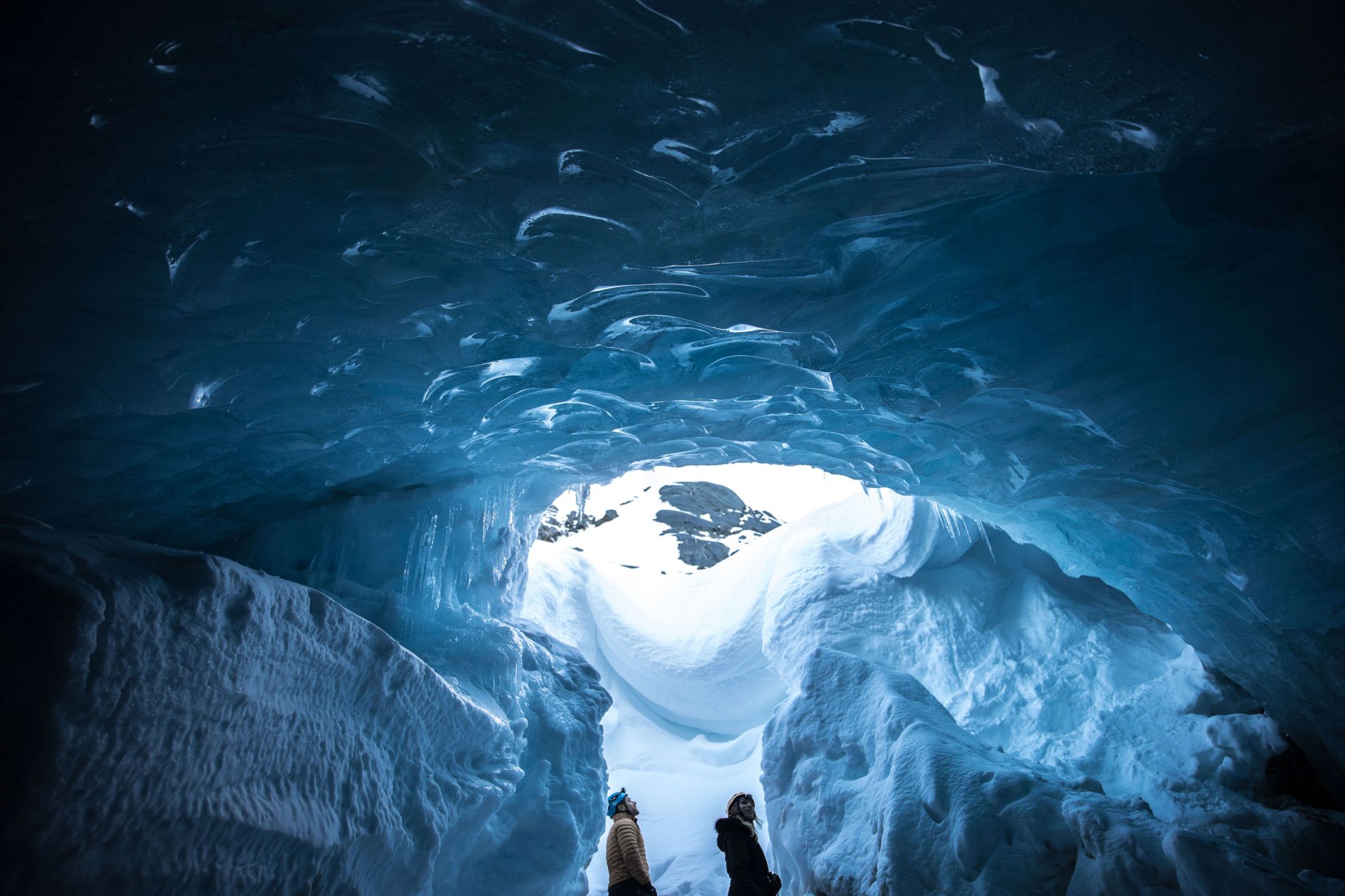Beautiful ice cave experience in BC